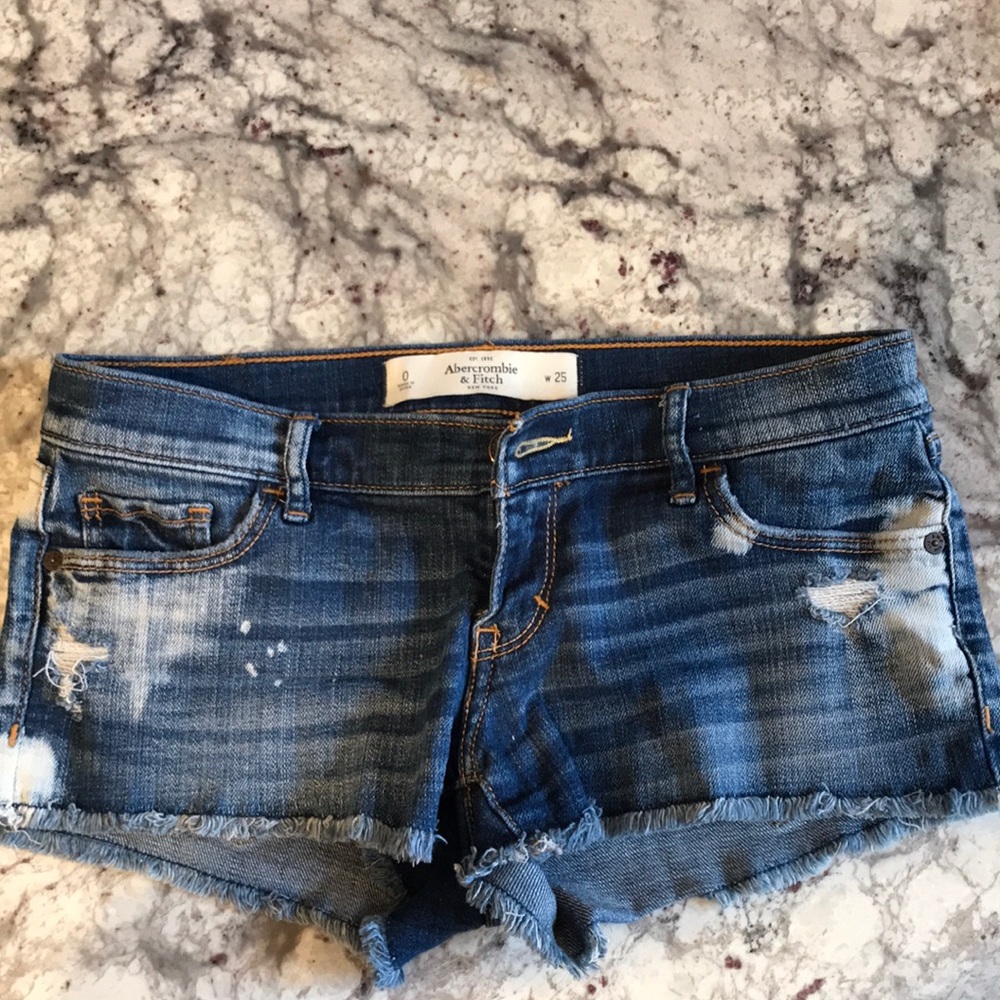Abercrombie Denim Cut Off Shorts